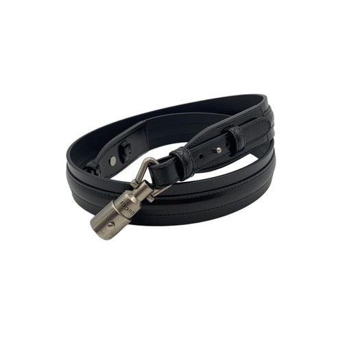 Used GUCCI◆Belt/Leather/BLK/Men's/758543//