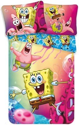 SpongeBob Schwammkopf Patrick Bettwäsche für Kinder für 135x200 cm Baumwolle