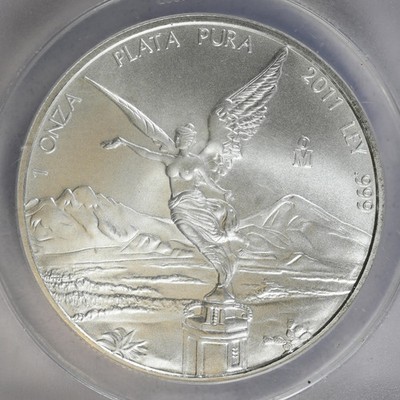 2011 Mo MEXICO Silver ONZA (Troy Ounce of Silver) ANACS MS-70 | eBay