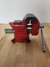 Companion 3-1/2” Bench Vise w/ Anvil & Swivel Base 3-1/2” Opening – Vintage Tool