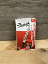 12 Count Sharpie 30001 Fine Tip Permanent Markers, Black New