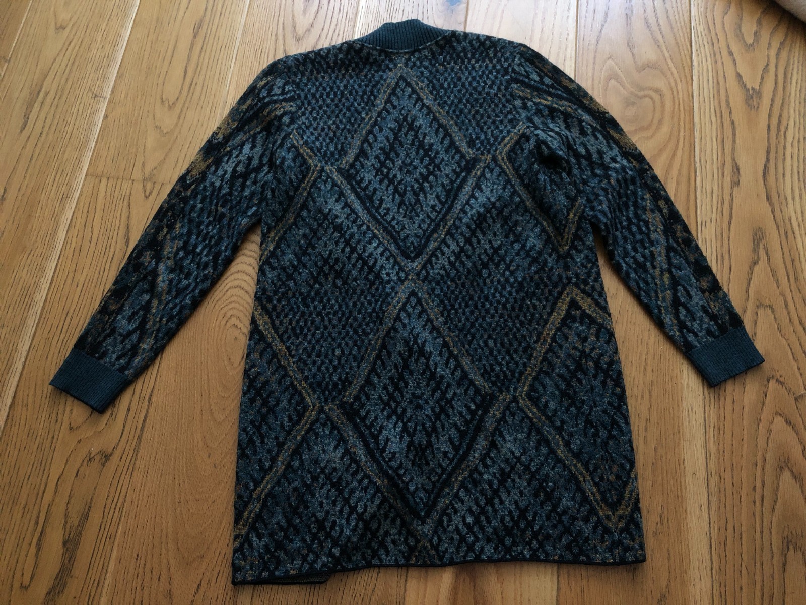 PERUVIAN CONNECTION WOMEN'S GREEN PATTERNED ALPAC… - image 12