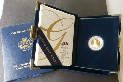 2006-W American Gold Eagle 1/10 oz Proof — photo from the most recent tracked eBay sale
