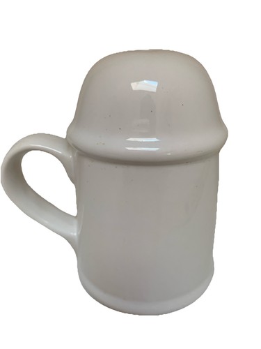 VTG 80’s Country Goose & Blue Ribbon Kitchen Ceramic Large Salt Shaker W/Handle - Picture 2 of 5