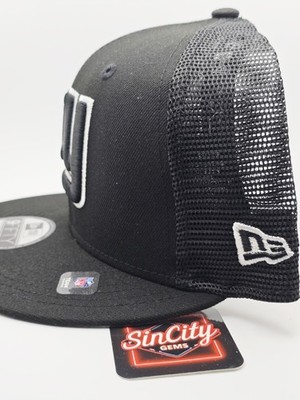 New Era New York Giants 9Fifty Black/White Logo Trucker Snapback
