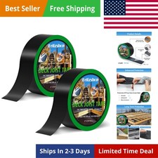 Joist Tape for Decking 2" x 50', 2 Rolls Weatherproof Deck Butyl Tape