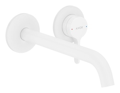 Axor One Einhebel-Waschtischmischer Unterputz Ausladung 220 mm - Mattweiss