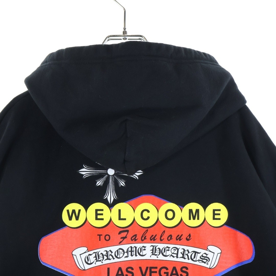 CHROME HEARTS PULLOVER HOODIE Las Vegas Welcome Arch Logo Sweatshirt Hoody Used thumbnail 4