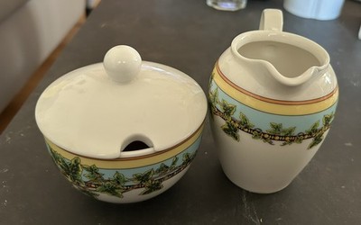 ROSENTHAL VERSACE  ''IVY LEAVES''    - Milchkännchen + Zuckerdose