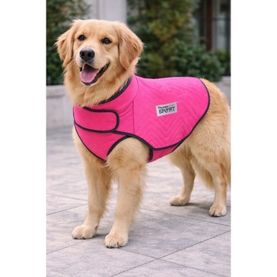 ThunderShirt Sport Dog Anxiety Vest Pink Calming Wrap Large XL Reflective Trim