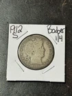 1912 S Barber Silver Quarter Good Condition U.S. 25c Type Coin (Raw18785)