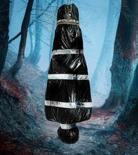 AnanBros 5ft Hanging Corpse Dead Victim Props Halloween Decorations Outdoor