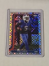 2025 Topps Chrome Football Joshua Palmer X-Fractor #31 Buffalo Bills