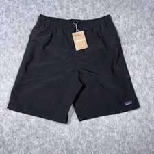 Patagonia Kids Baggies Shorts 7" Inseam Size XL 14 Youth Black NWT New 67053