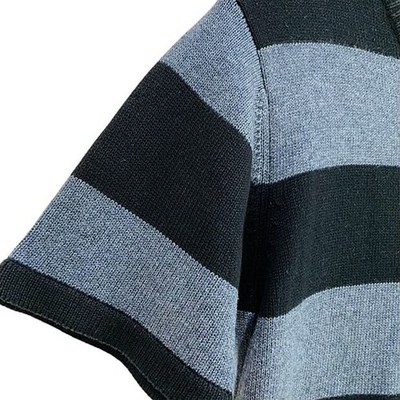 Number (N)ine Number Nine Knitted Striped Tee Gray Black Small