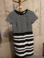 Loft Women's Striped Dress Size 6 Petite