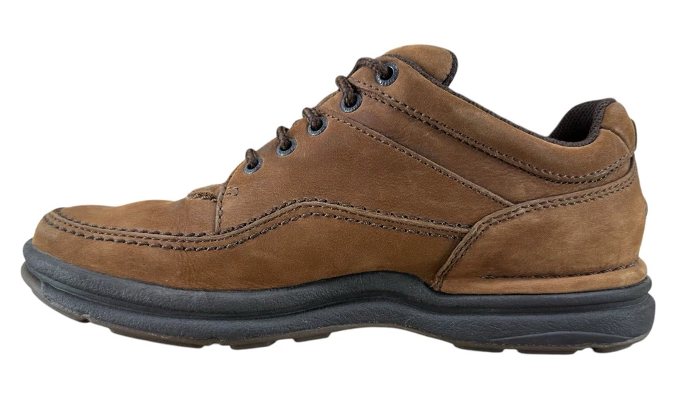 Oxford Rockport Mujer World Tour Clásico Chocolate Nubuck Con Cordones Talla 8 Foto 3 de 4