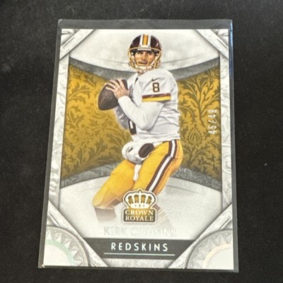 2016 Panini Preferred Kirk Cousins #76 Base Crown Royale Platinum /49 Washington