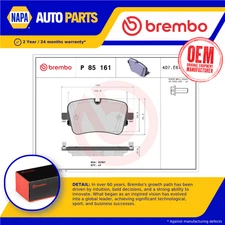 Brake Pads Set fits AUDI Q7 4M, 4MB 3.0 Rear 2015 on Brembo 4KE698451A Quality