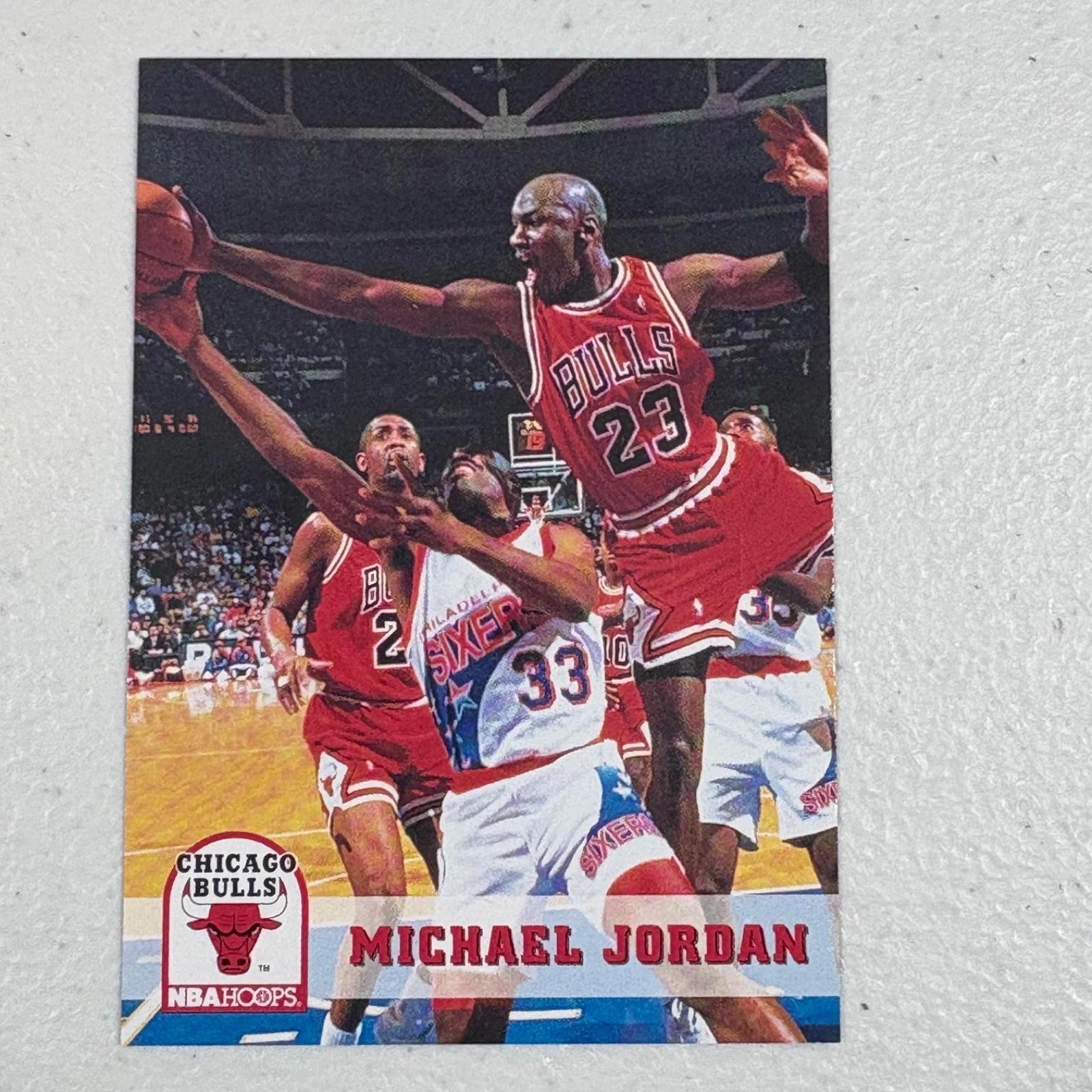 1993-94 NBA Hoops MICHAEL JORDAN #28 Card Chicago Bulls HOF