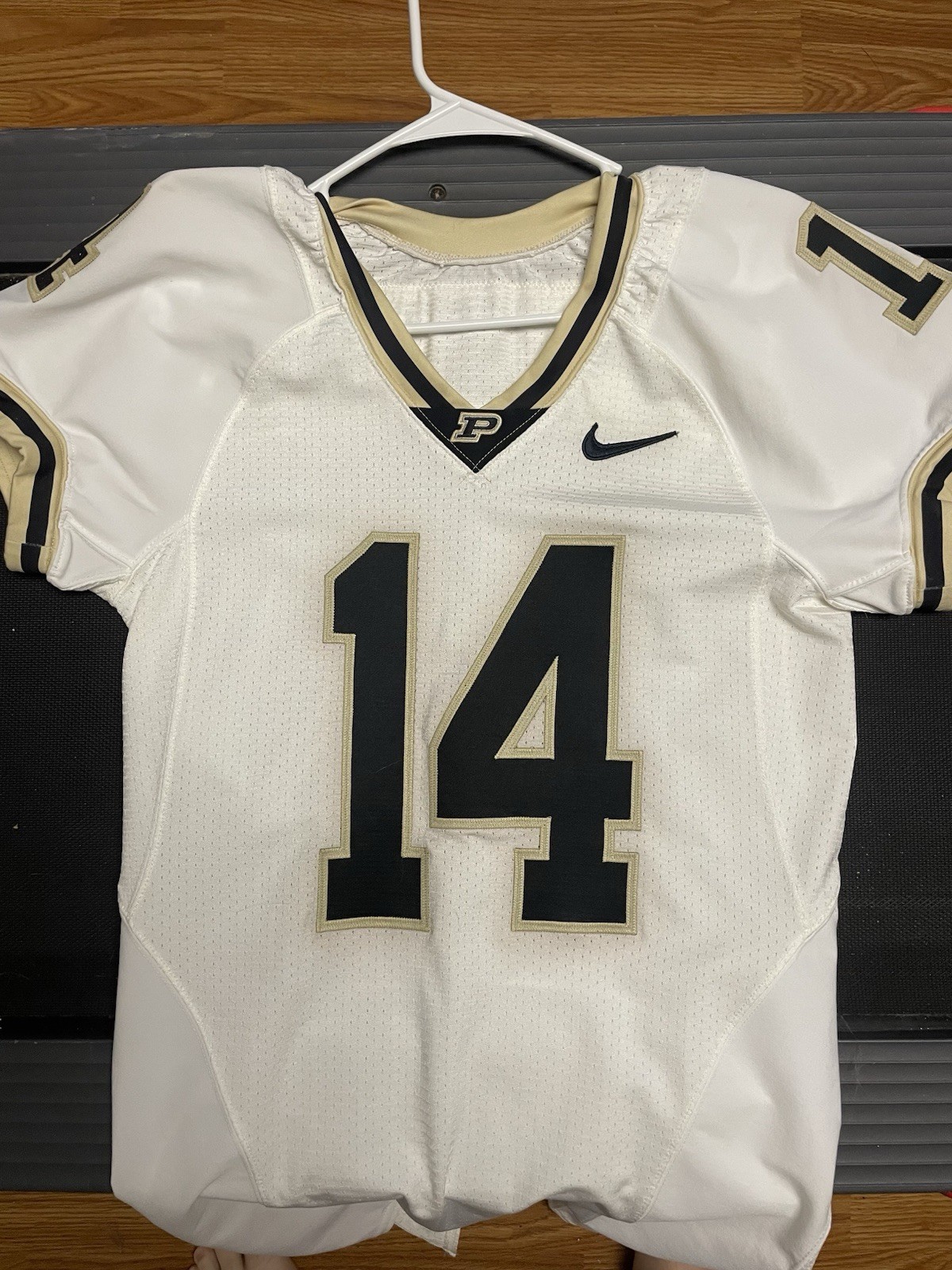 Purdue Football Game Issued Jersey Boilers Signed Auto Joey Elliott #14 QB view 1