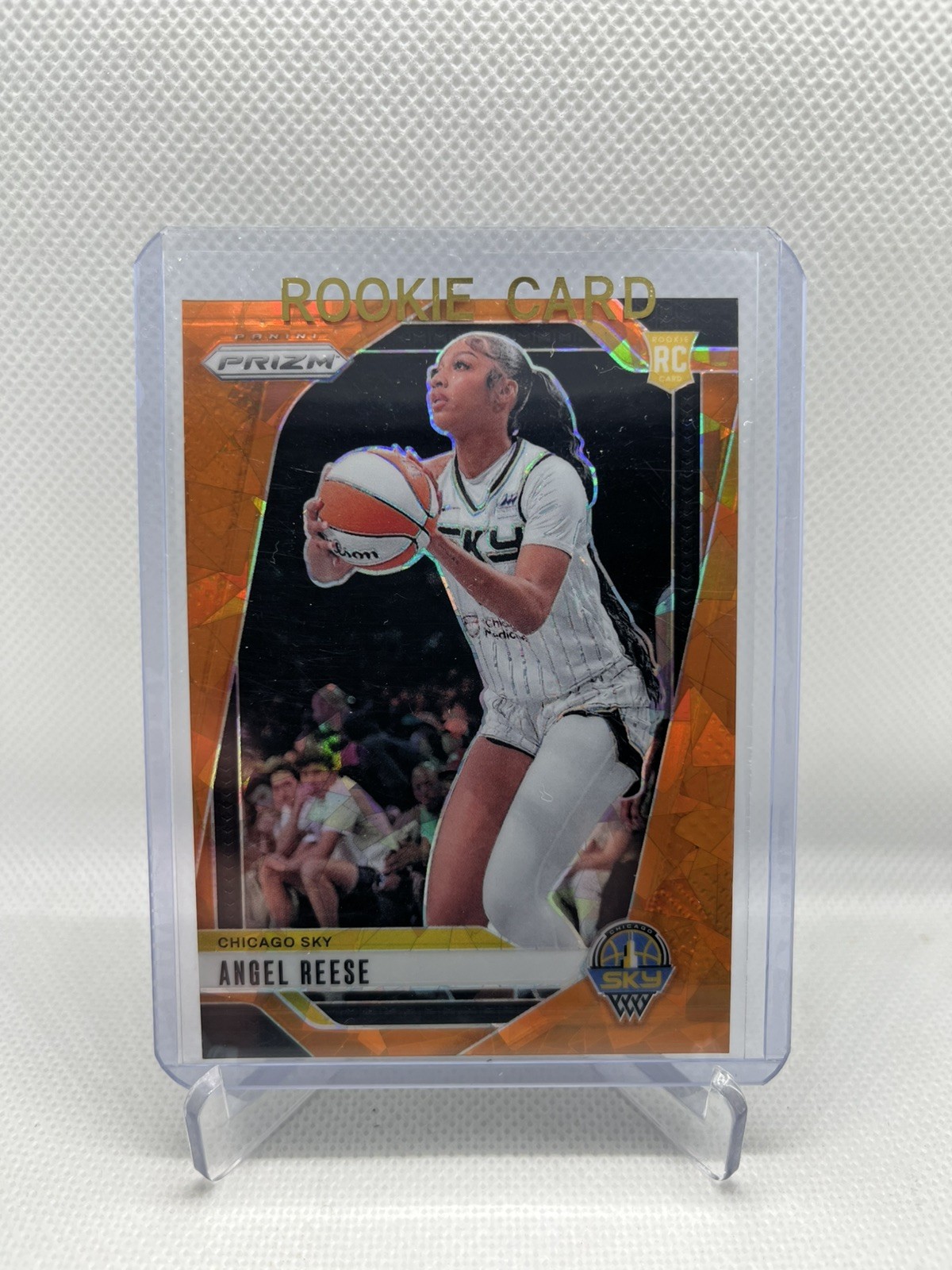 2024 Panini Prizm WNBA - Angel Reese #10 Orange Ice Prizm (RC)
