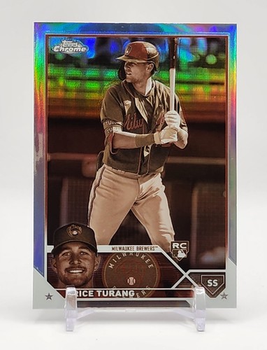2023 Topps Chrome BRICE TURANG Sepia RC BREWERS #170