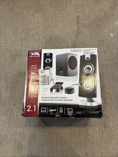 Cyber Auoustics 30 Watt Powered Speaker System with Subwoofer Model CA-3602 New