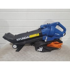 Hyundai HYBV3000E Electric Leaf Blower & Vacuum Blue & Black Corded 3000W Bagged