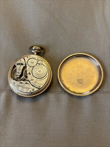 ANTIQUE ELGIN BW RAYMOND 19 JEWEL RAILROAD? POCKET WATCH FAHYS GOLD FILLED CASE