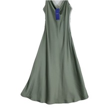 Floerns Women Dress Summer Spaghetti Strap Midi Green Size XS Bodycon