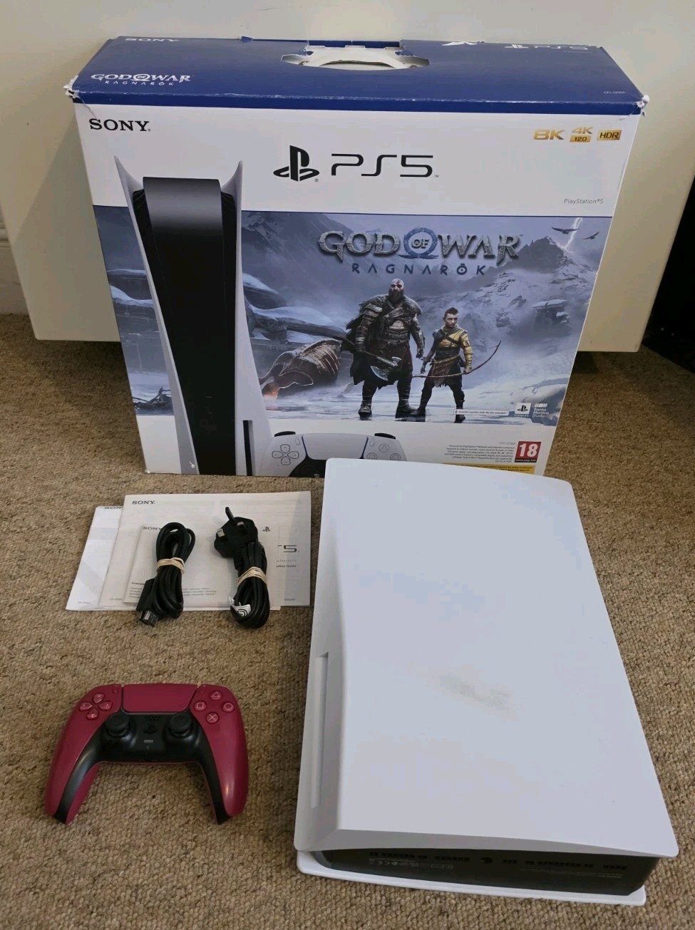 Sony PlayStation 5 PS5 Blu-Ray Disc Edition Console - White