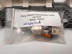 LEGO Star Wars Phase 2 Commander Cody - RARE MISPRINT sw1233 75337