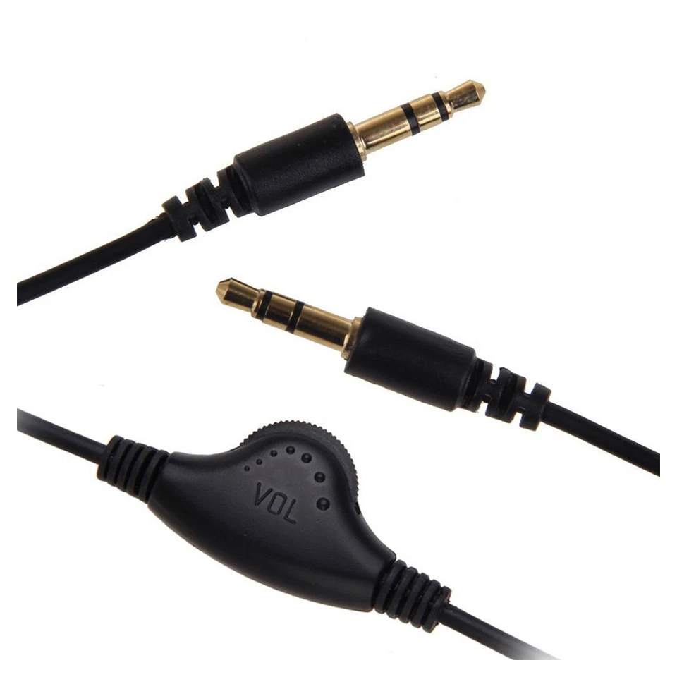 2X(3.5mm jack a cable jack avec controle du volume (1M) a ou dans7882 - Photo 2/2