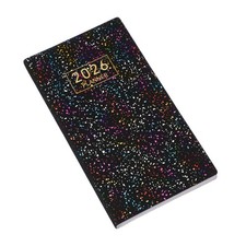 Daily Planner Notebook, 6.8 x 3.8" 2026 to Do List Notebook, Colorful Black