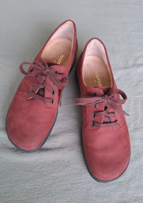 Hartjes Damen Halbschuhe, Schnürschuhe, Sneaker, rostrot, Gr. 6 1/2