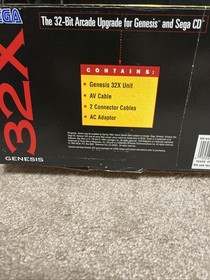Pre Owned Sega Genesis 32X. Couldn&rsquo;t Test Don&rsquo;t Have A Genesis Console  Complete
