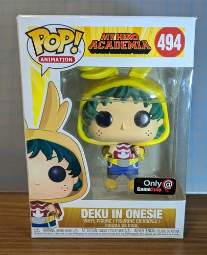 Funko Pop! #494 My Hero Academia: Deku in Onesy Vinyl Figure-GameStop Exclusive