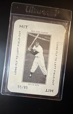 2005 Donruss Throwback Threads - Polo Grounds Willie Mays #PG-100 /85