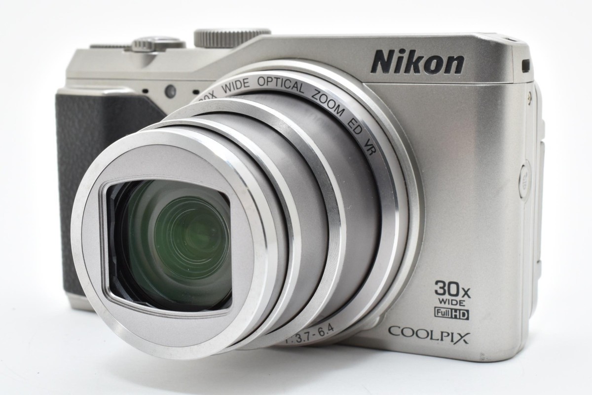 Nikon COOLPIX S9900 Digital Camera Silver 16MP 30x Optical Zoom 