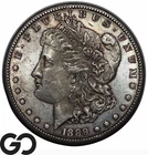 1889-S Morgan Silver Dollar Coin, Album Toner, Choice BU++