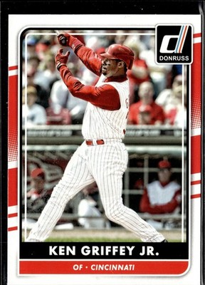 2016 Panini Donruss #179 KEN GRIFFEY JR. Cincinnati Reds E3