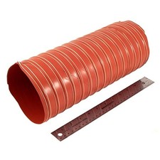 Unipress, 41480-12, Duct Hose, 5" ID x 12" Long, Silicone Coated
