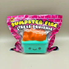 Dumpster Fire Stress Squishie - 100% Soft Kawaii Pop Art Collectible Foam Toy