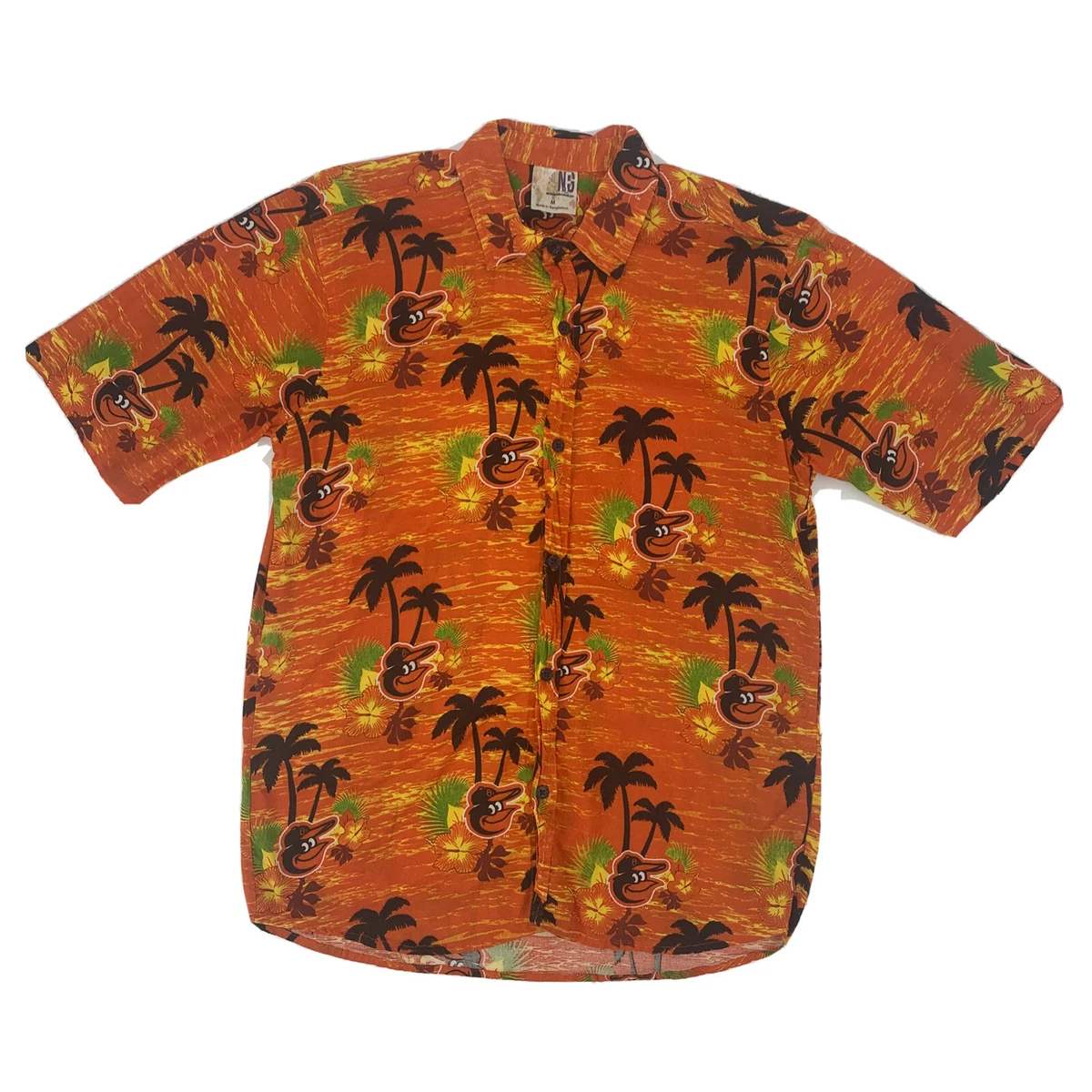 Baltimore Orioles Orange Hawaiian Shirt For Men And Women