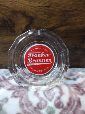 FRANKEN-BRUNNEN MINERAL ASHTRAY - German 