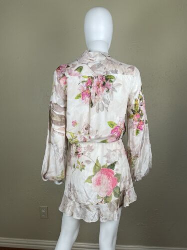 Rococo Sand Women’s Floral Print V-Neck A Line Multicolor Mini Dress Size M NWT - Picture 3 of 9