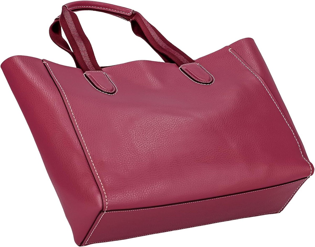 Coach] Derby Tote in Pebble Leather 58660 IMROU Rouge | eBay