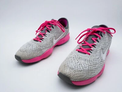 Nike Zoom Fit Course Baskets Femme Chaussure Gris Taille 43 Eu Art. 28212-80 - Photo 1/4