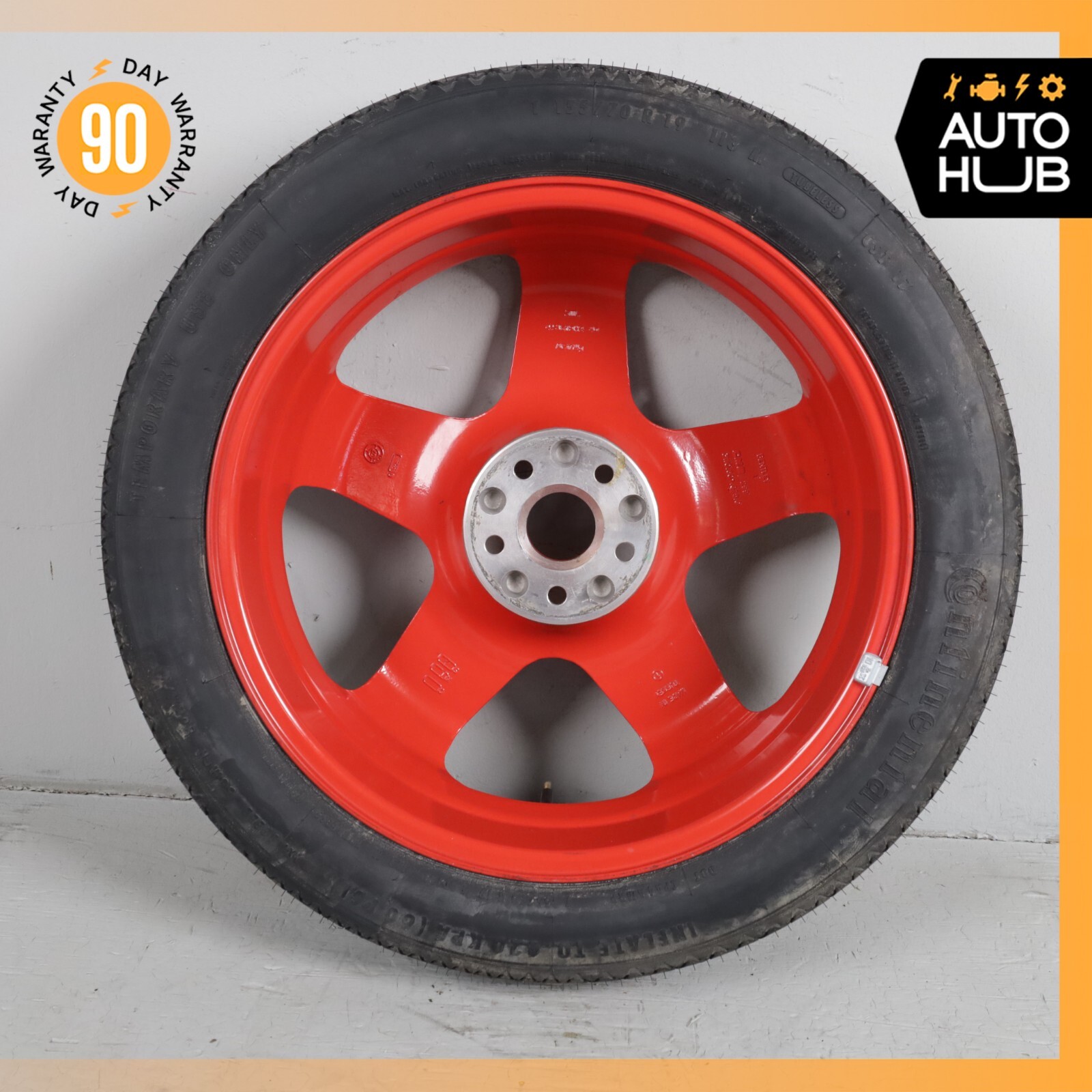 03-13 Bentley Continental GTC GT Emergency Spare Tire Wheel Donut Rim 19 19" OEM